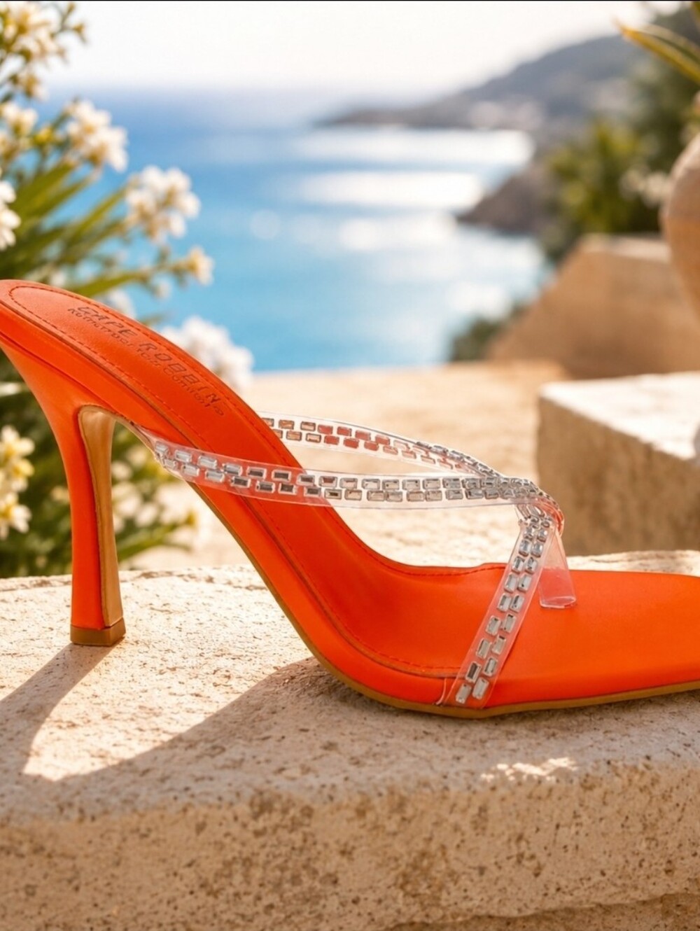 Cape Robbin Orange Rhinestone Heels - Picture 5 of 5